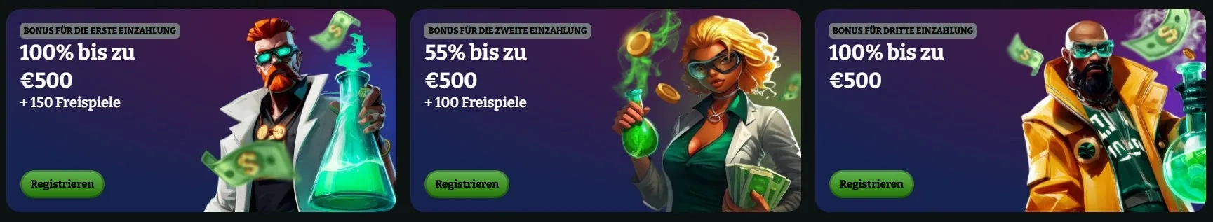 Willkommensbonus